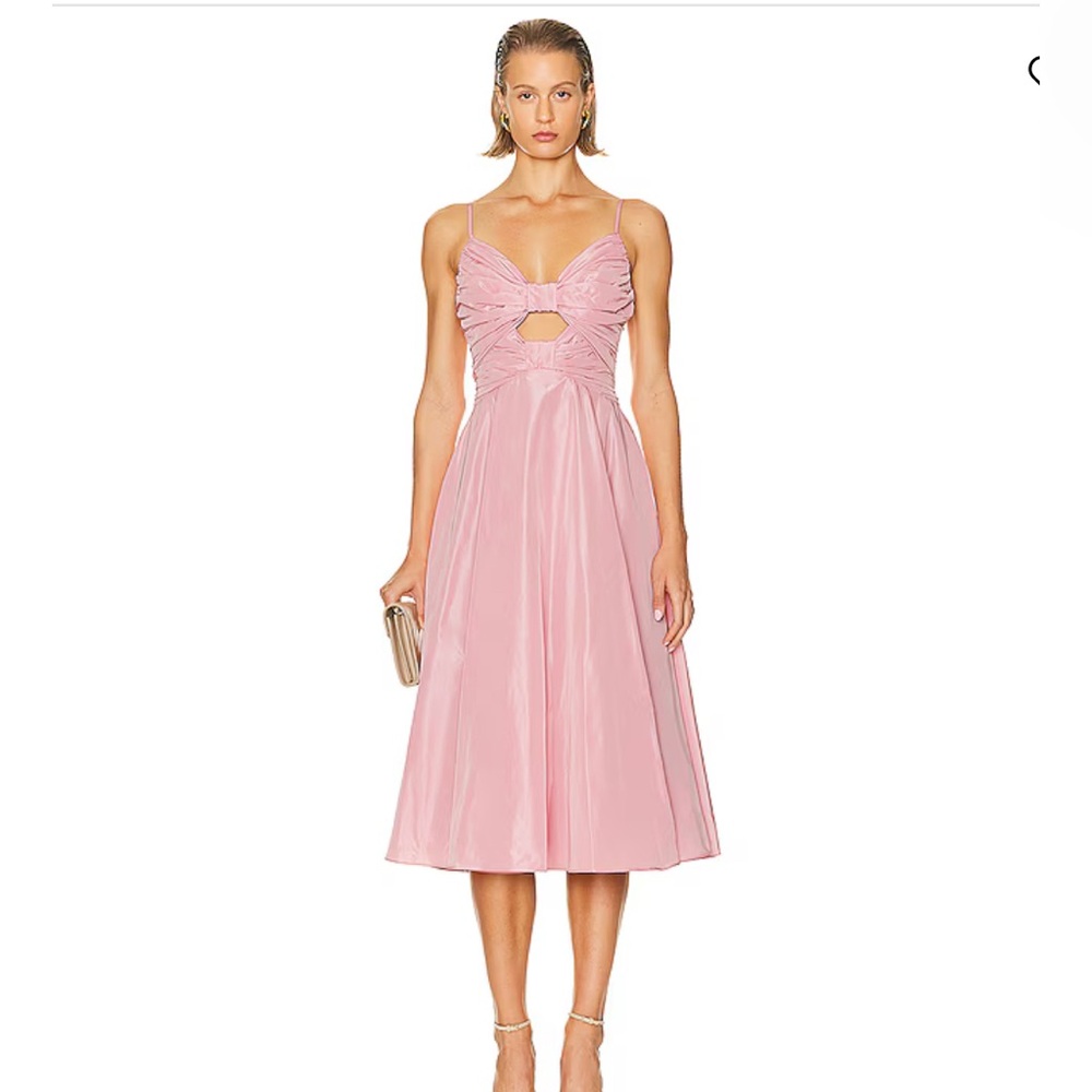 Staud Pink Cherry Blossom Dayanara Dress Size 6 NWT